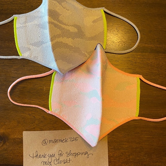 Rothy's Accessories Rothys Vguc Light Pink And Grey Camo Masks Sets